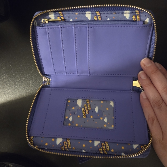 Loungefly Sleeping Pikachu & Friends Wallet - Picture 4 of 9